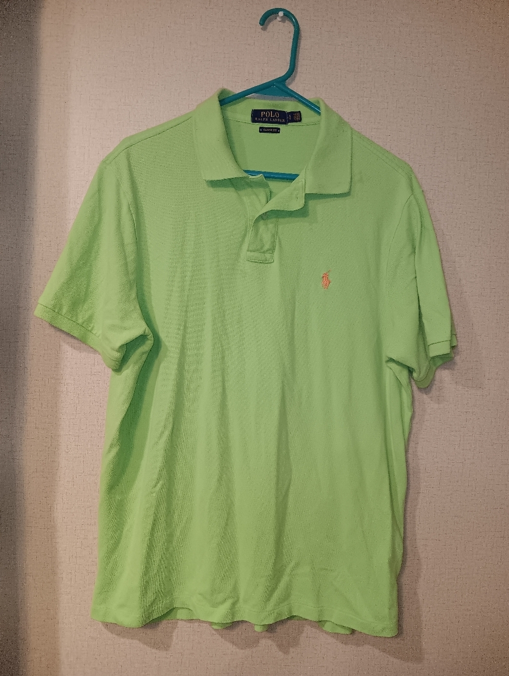 Ralph Lauren Men’s Lime Green Polo Shirt